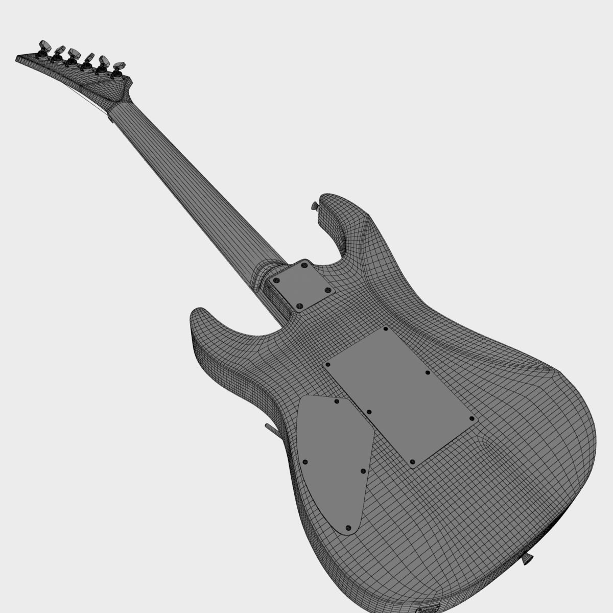 Jackson Performer Guitar 3D model_10