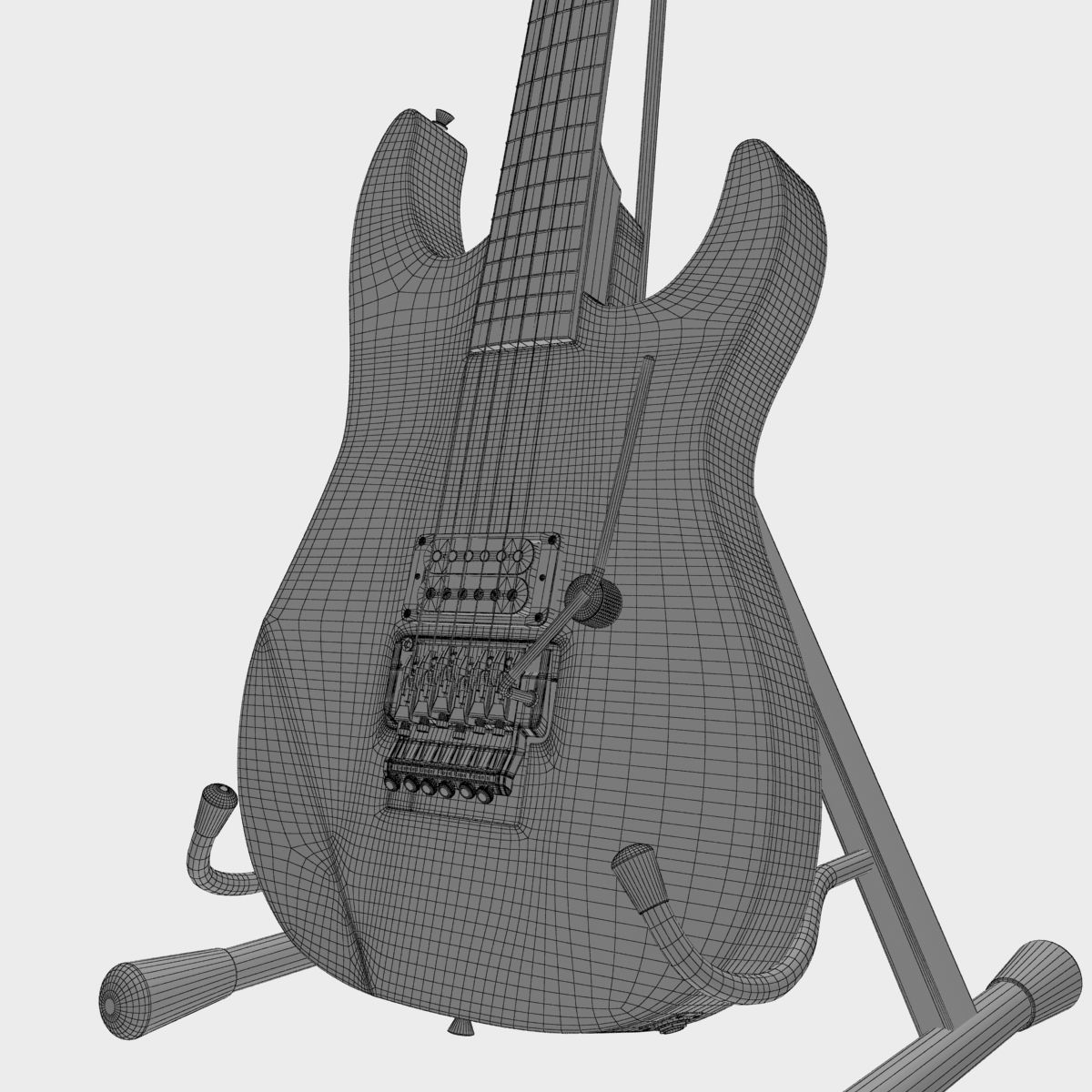 Jackson Performer Guitar 3D model_12
