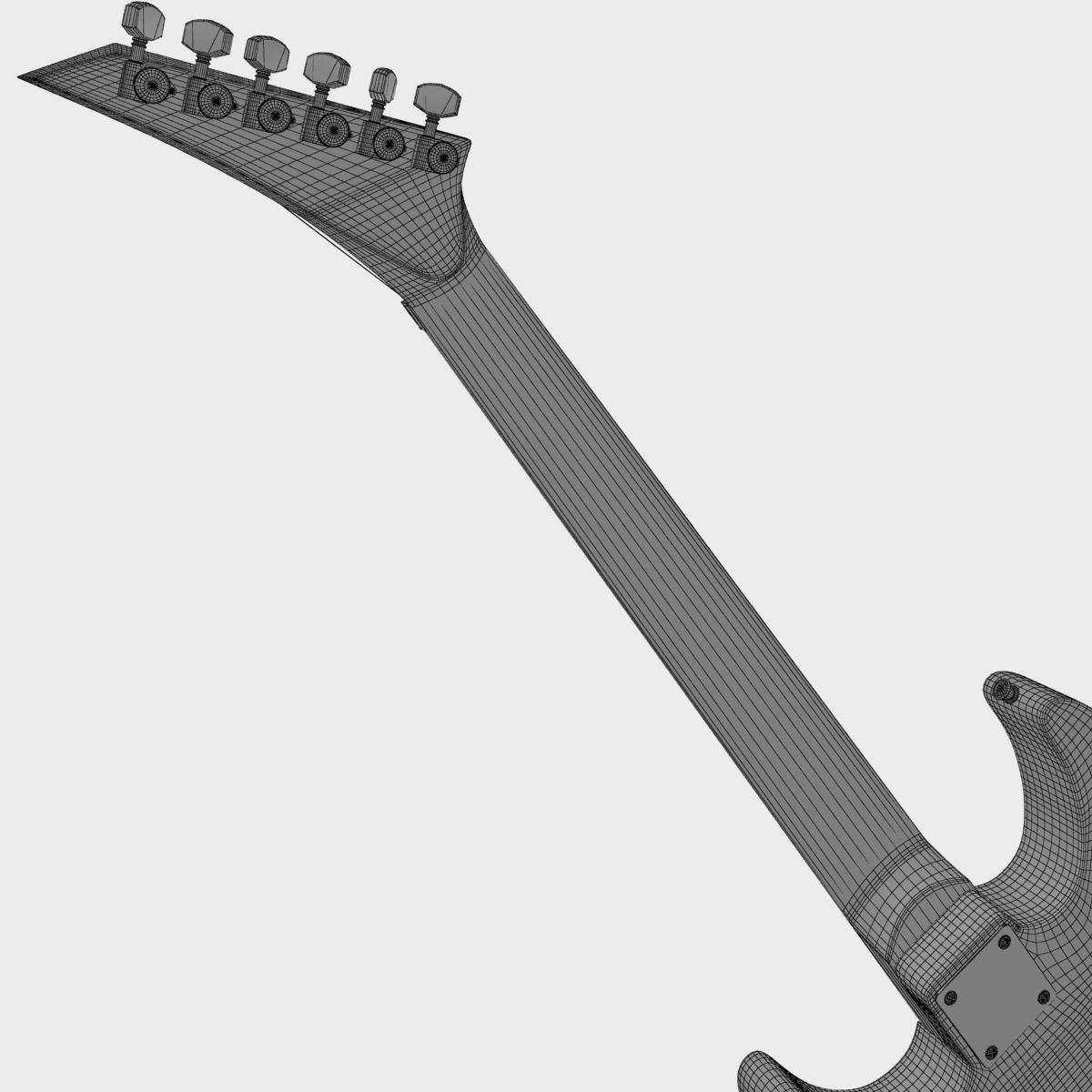 Jackson Performer Guitar 3D model_11