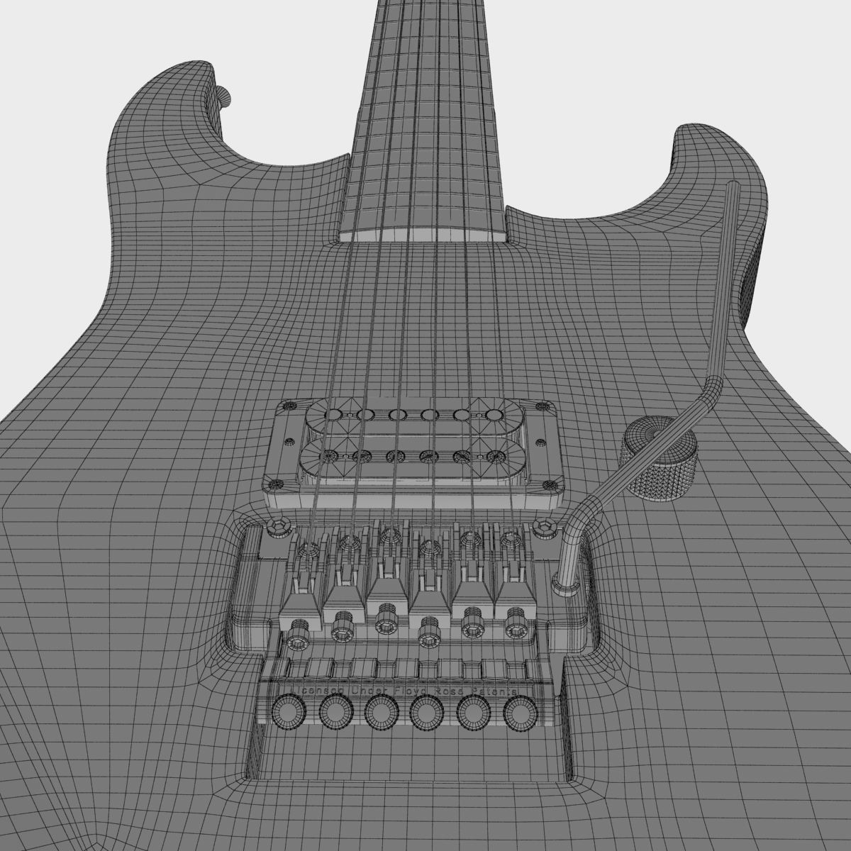 Jackson Performer Guitar 3D model_9