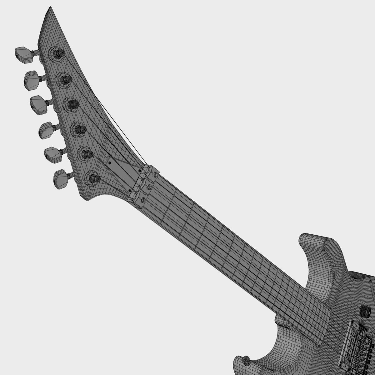 Jackson Performer Guitar 3D model_8