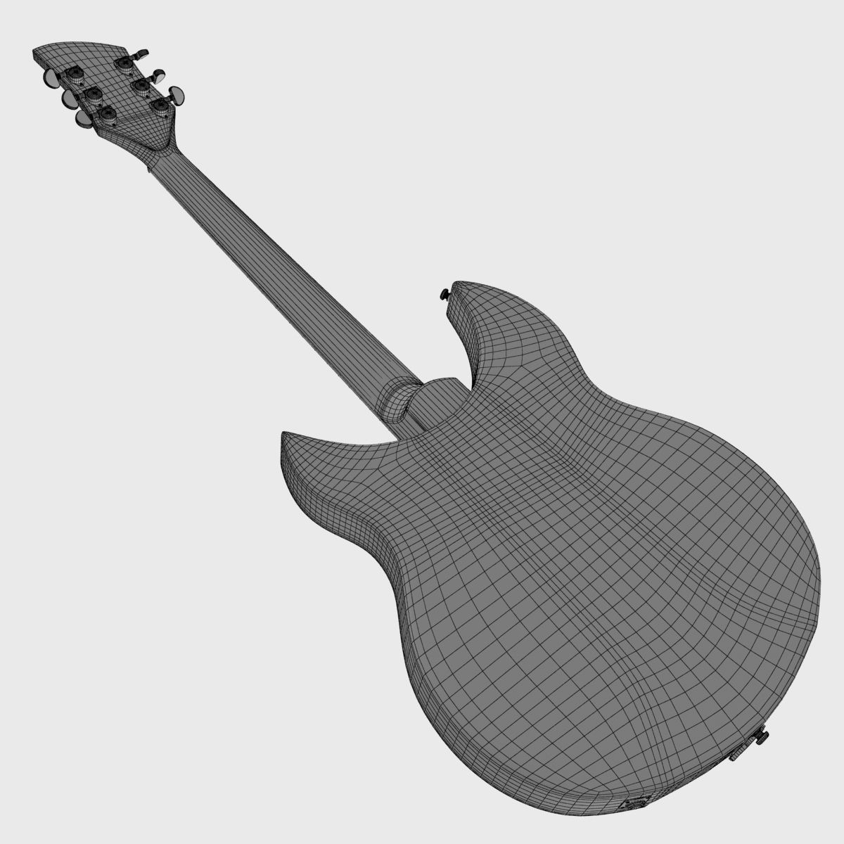Rickenbacker Guitar 330 3D model_10