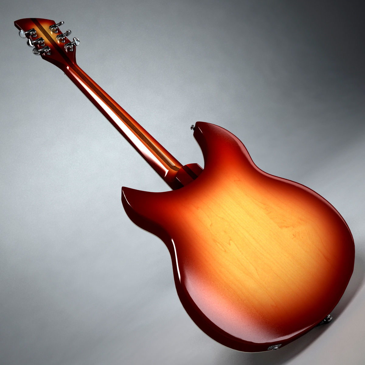 Rickenbacker Guitar 330 3D model_3