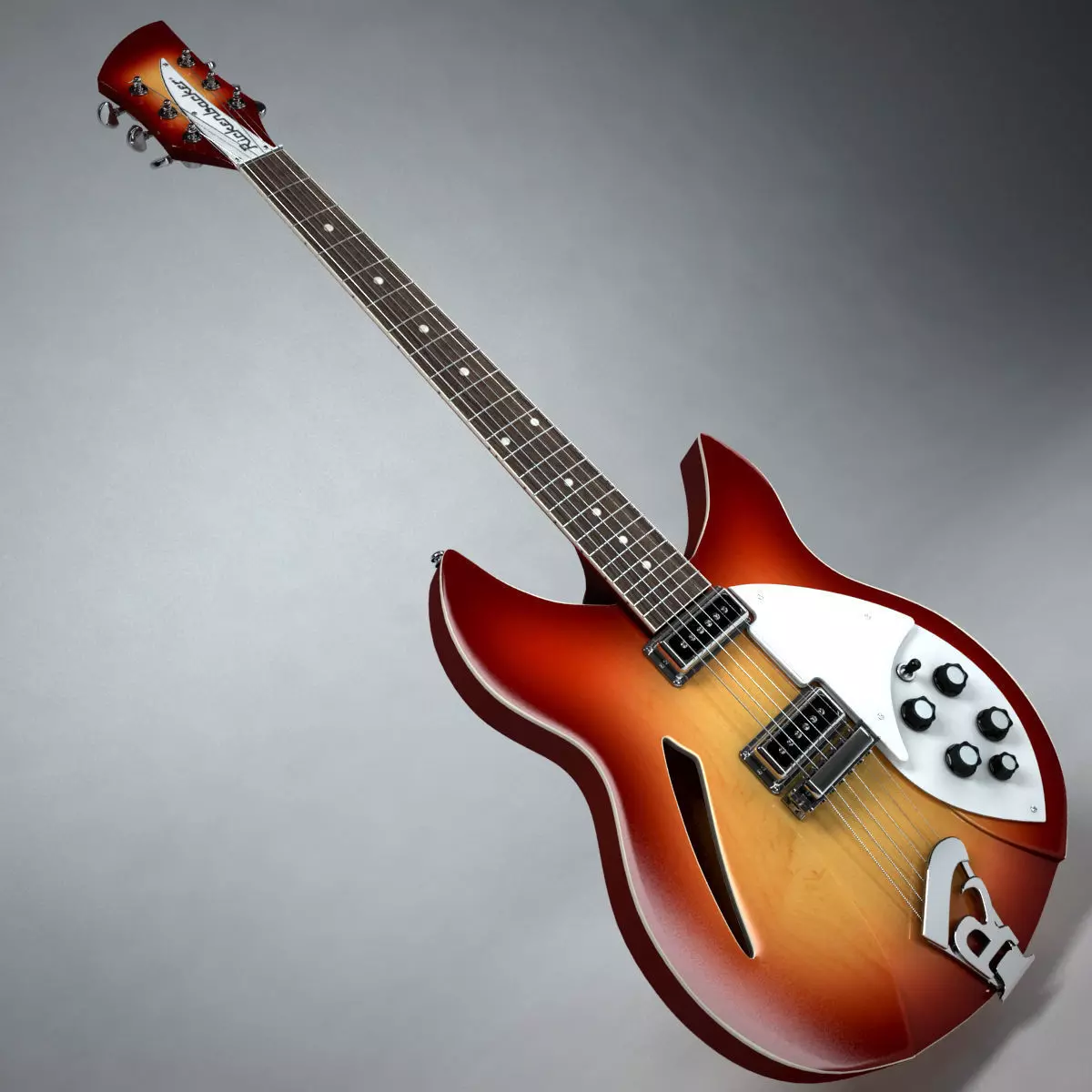Rickenbacker Guitar 330 3D model_0