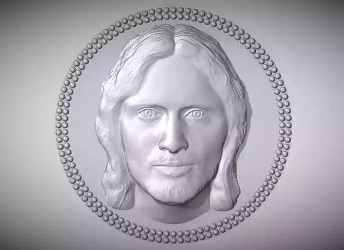 Aragorn medallion pendant 3D printing ready stl obj