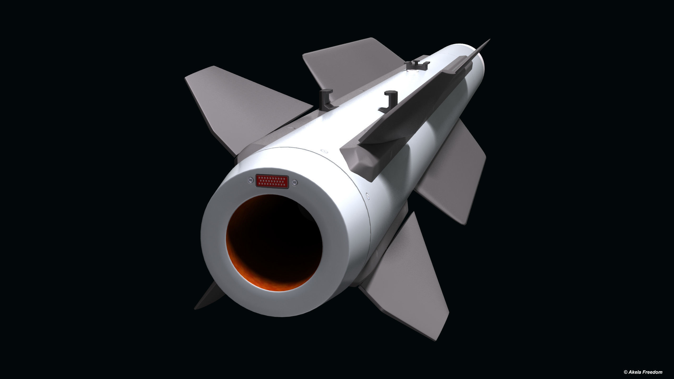 LRAAM Concept Missile 3D model_7