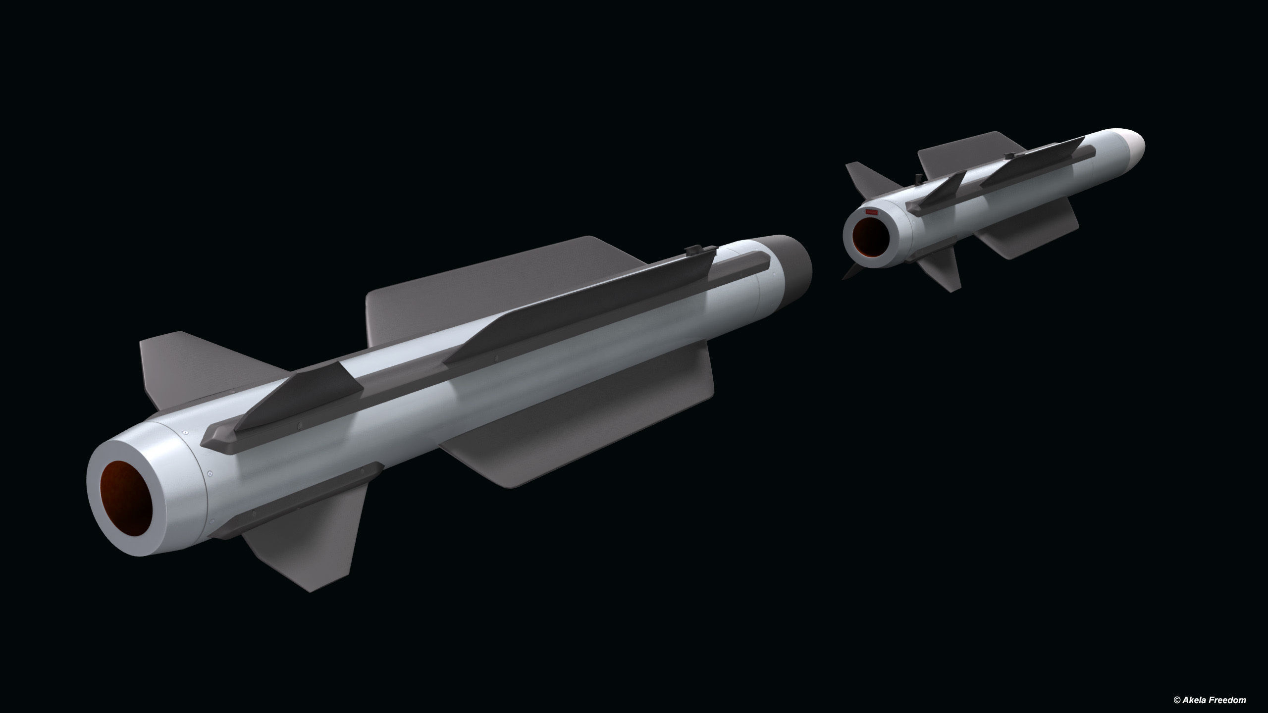LRAAM Concept Missile 3D model_3