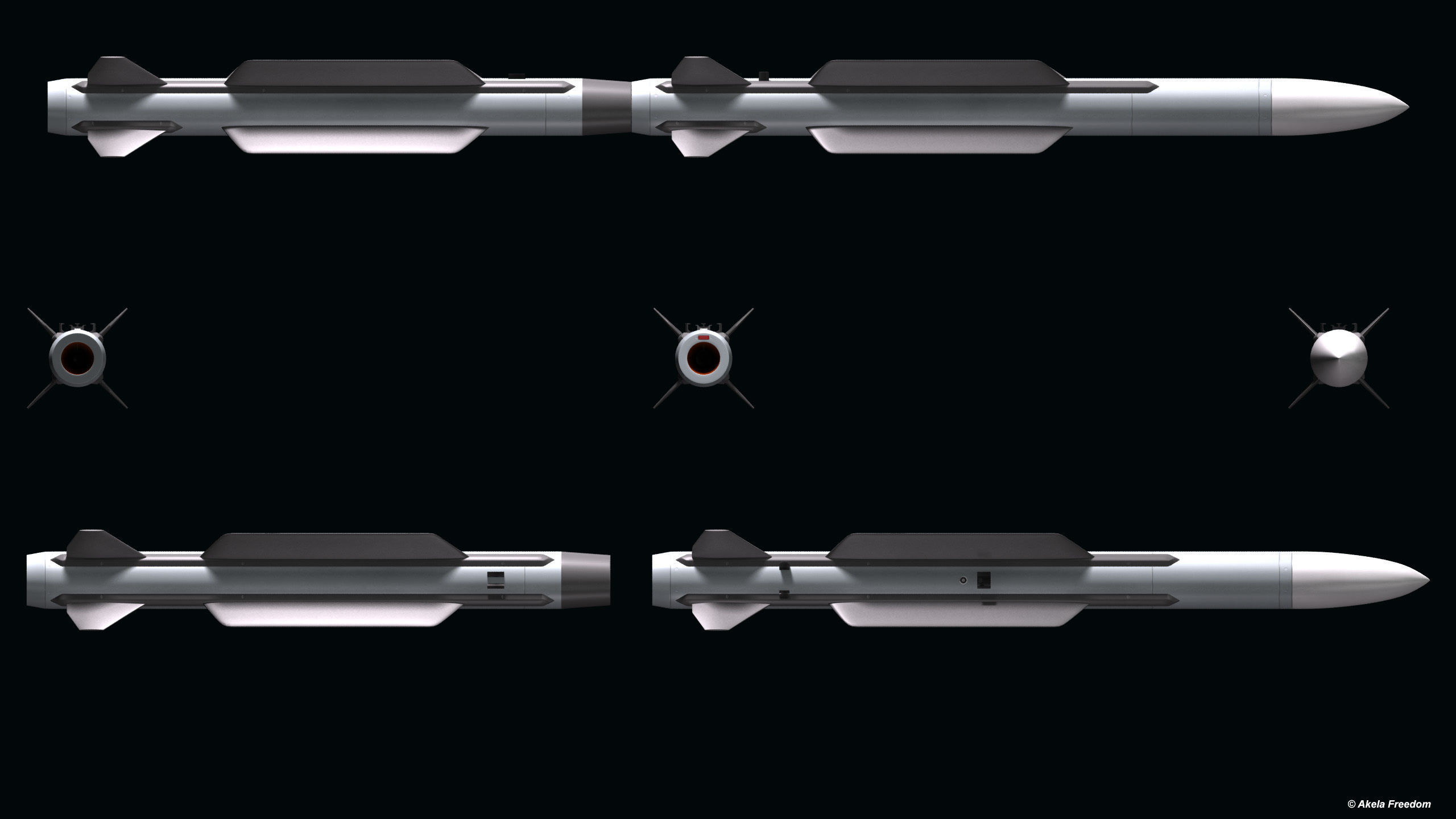 LRAAM Concept Missile 3D model_8