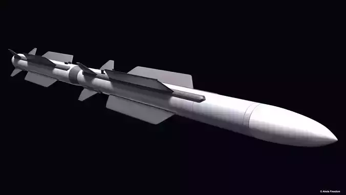 LRAAM Concept Missile 3D model