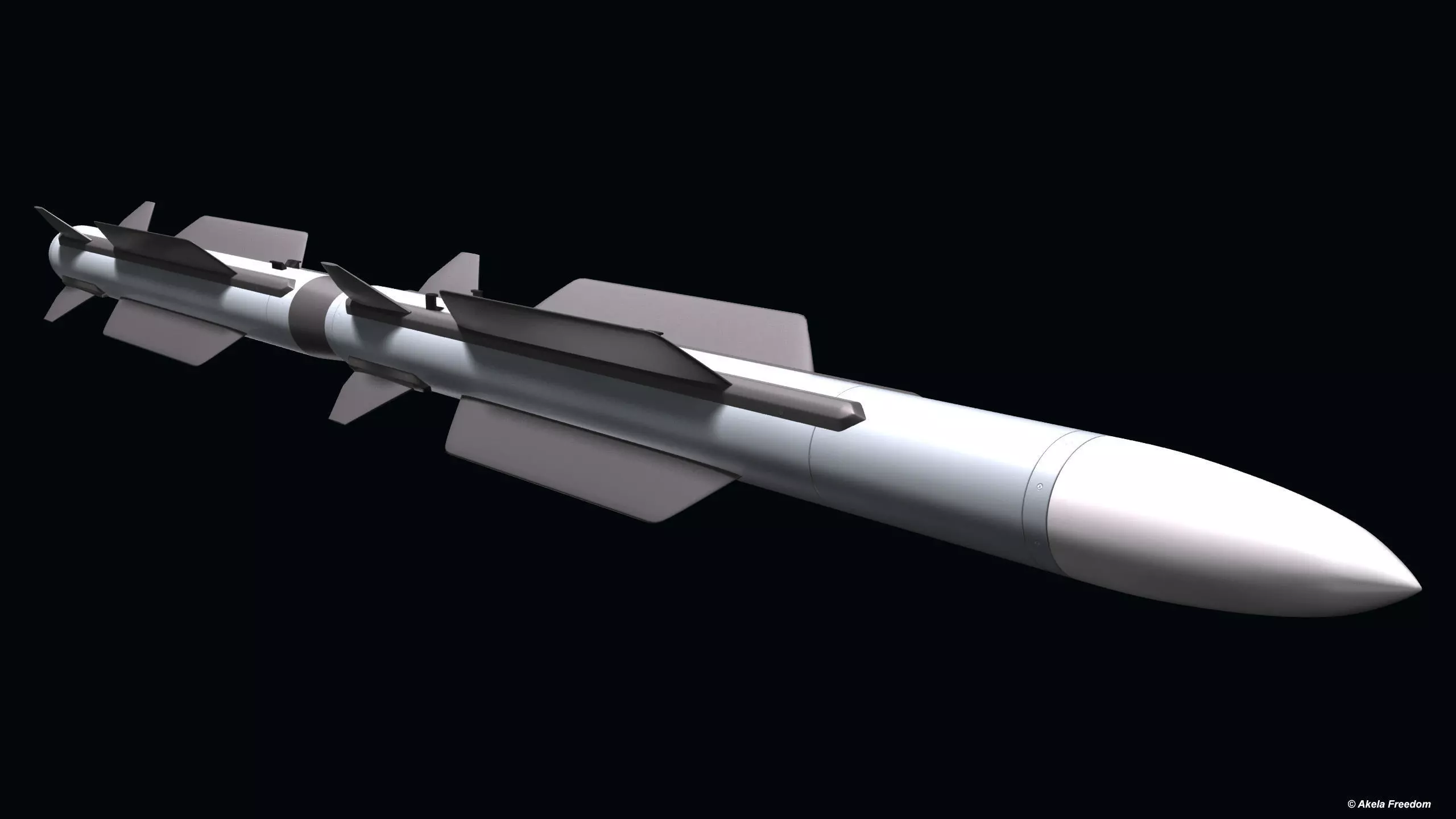 LRAAM Concept Missile 3D model_0