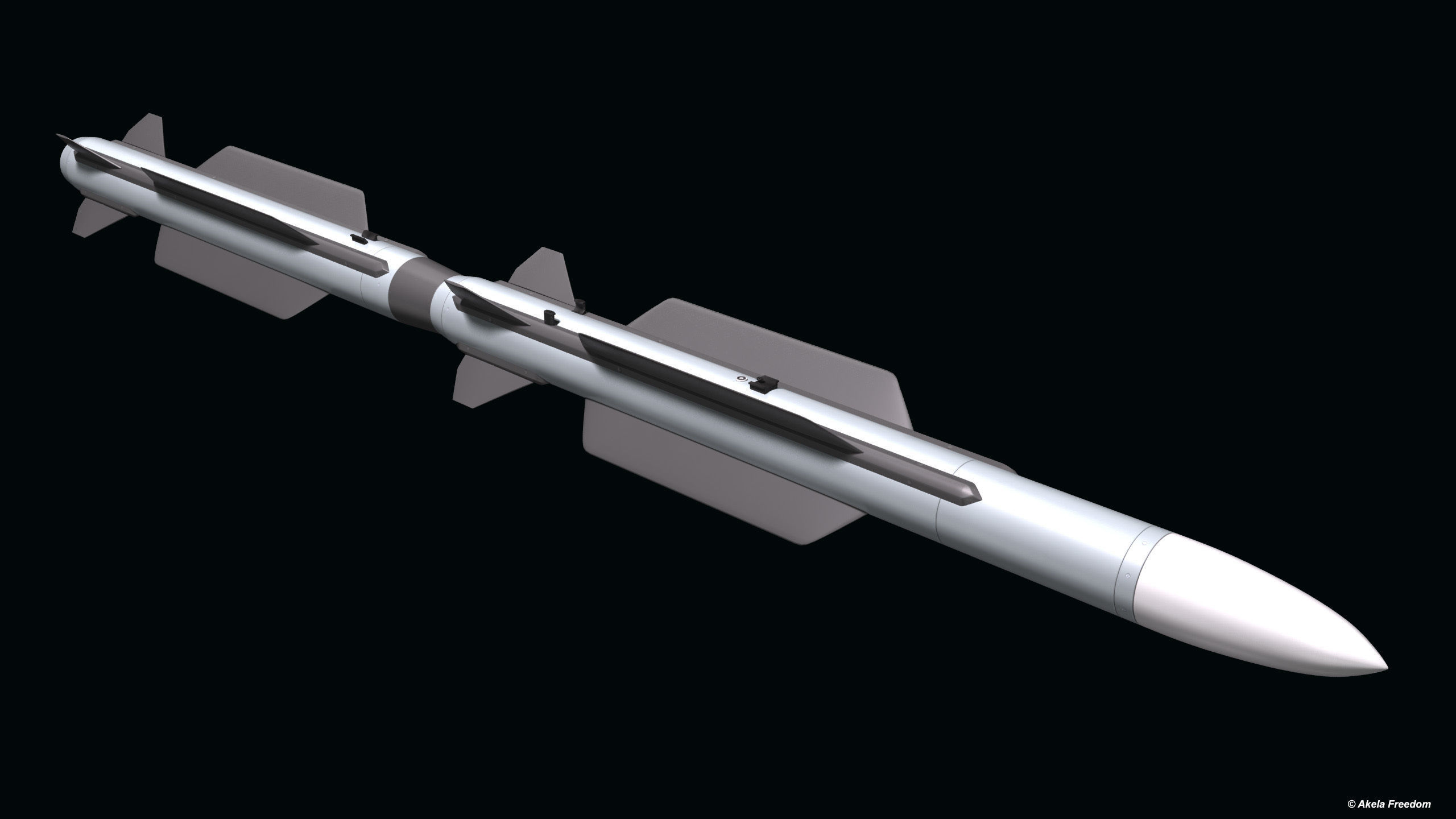 LRAAM Concept Missile 3D model_1