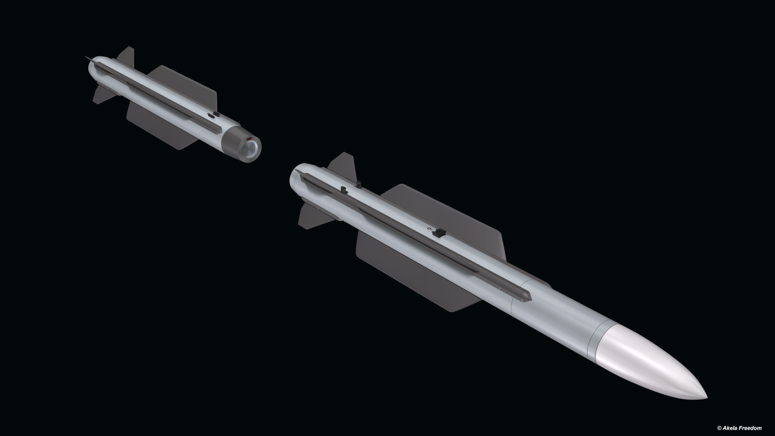 LRAAM Concept Missile 3D model_4