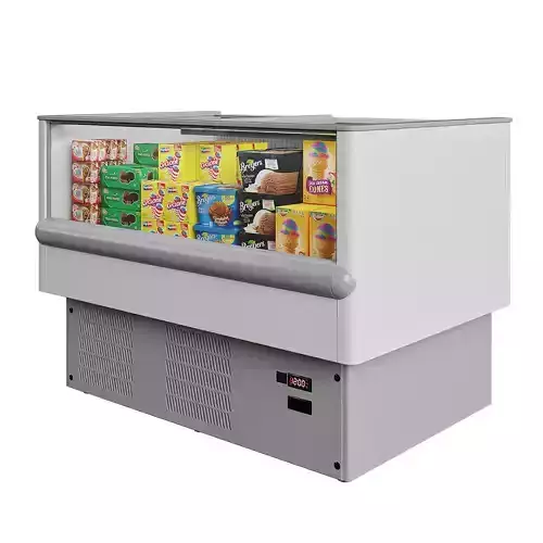 PLANET ice cream freezer Low-poly 3D model