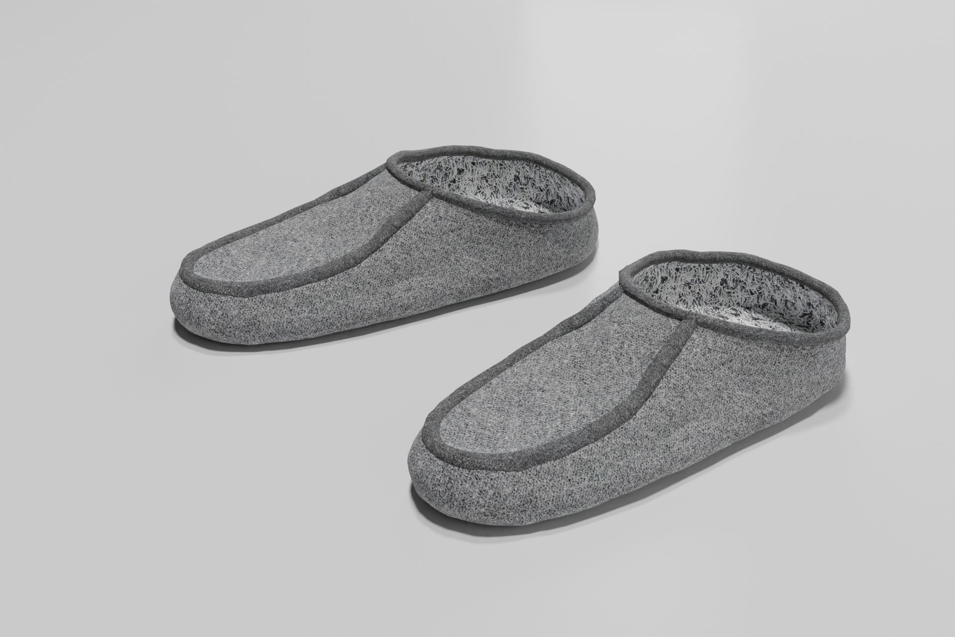 Bedroom slippers 3D model_3