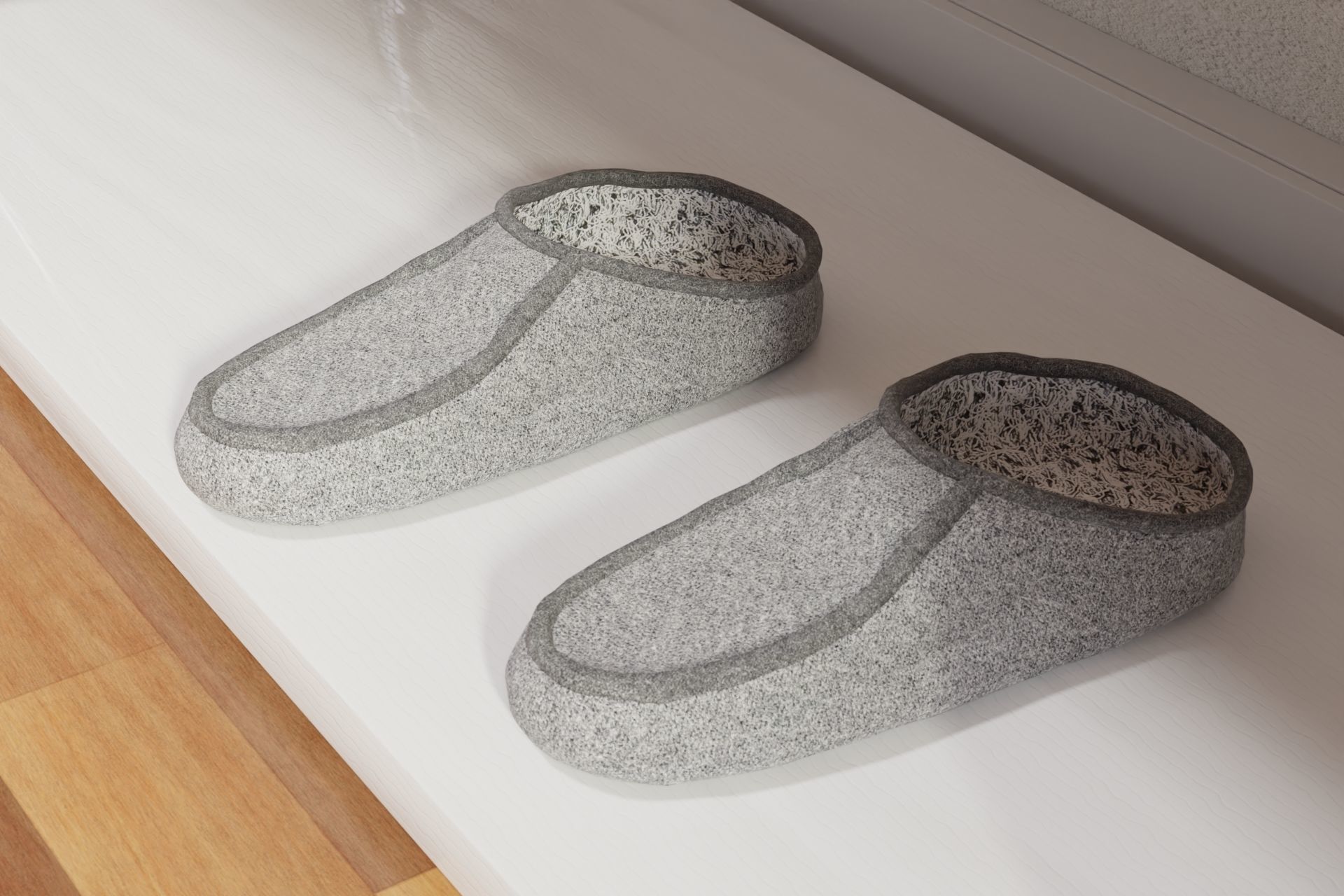 Bedroom slippers 3D model_6