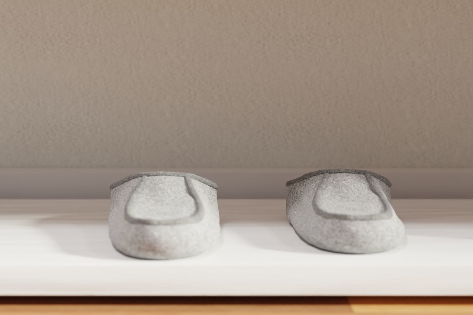 Bedroom slippers 3D model_7