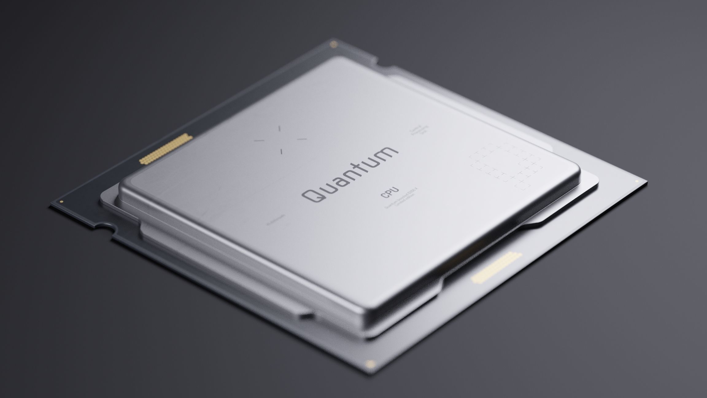 Cpu chip HQ  Low-poly 3D model_2