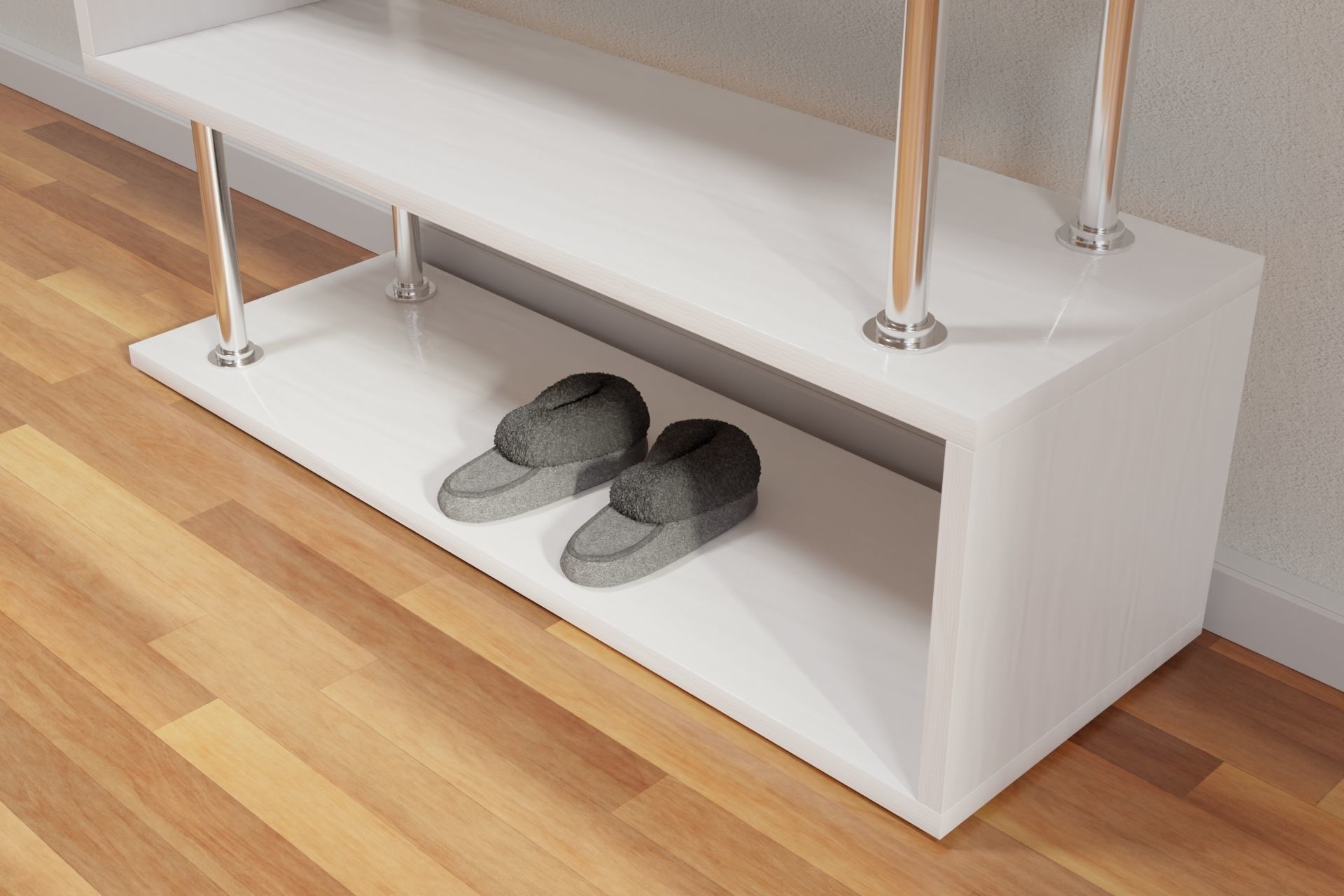 Bedroom slippers cozy 3D model_10