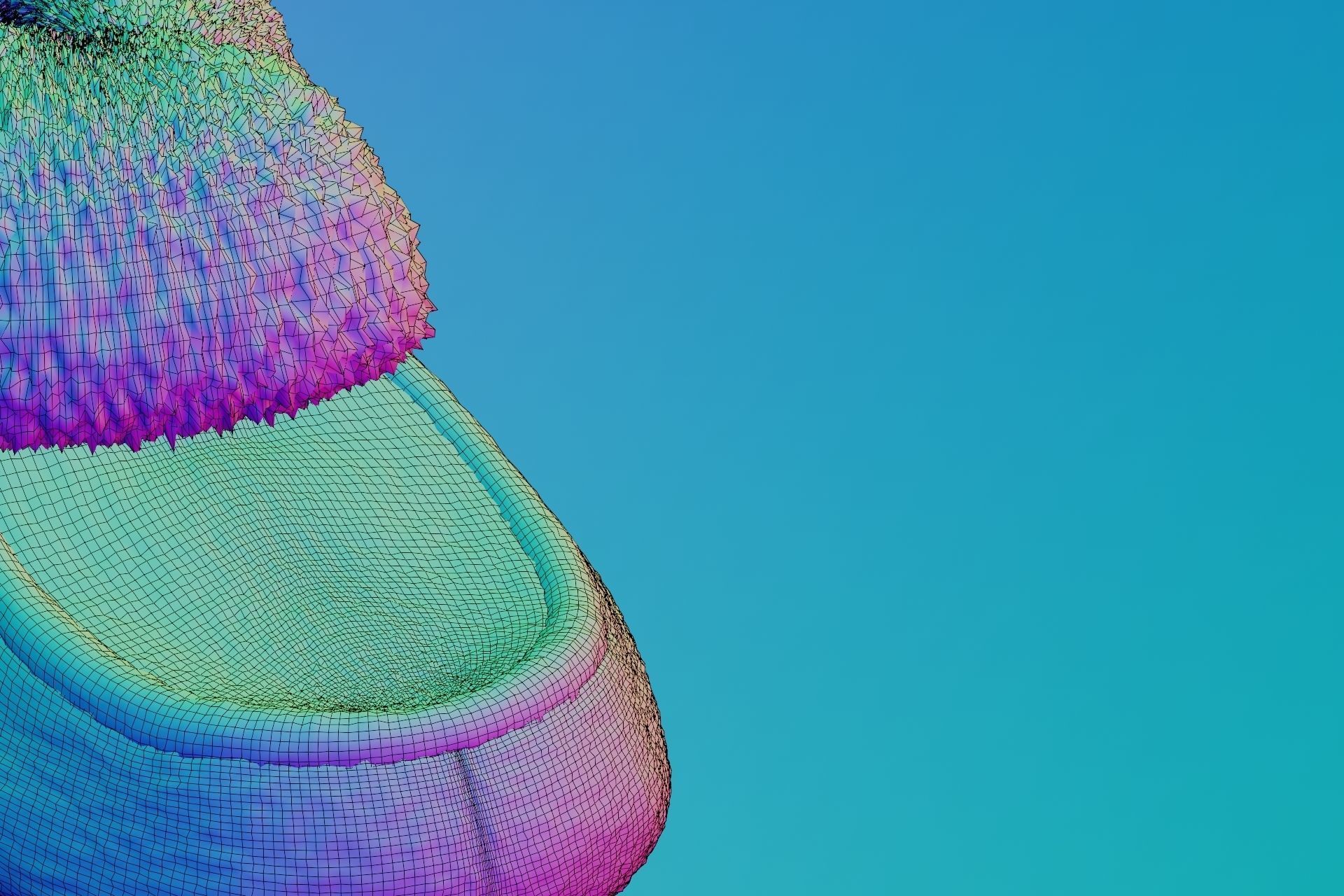 Bedroom slippers cozy 3D model_12