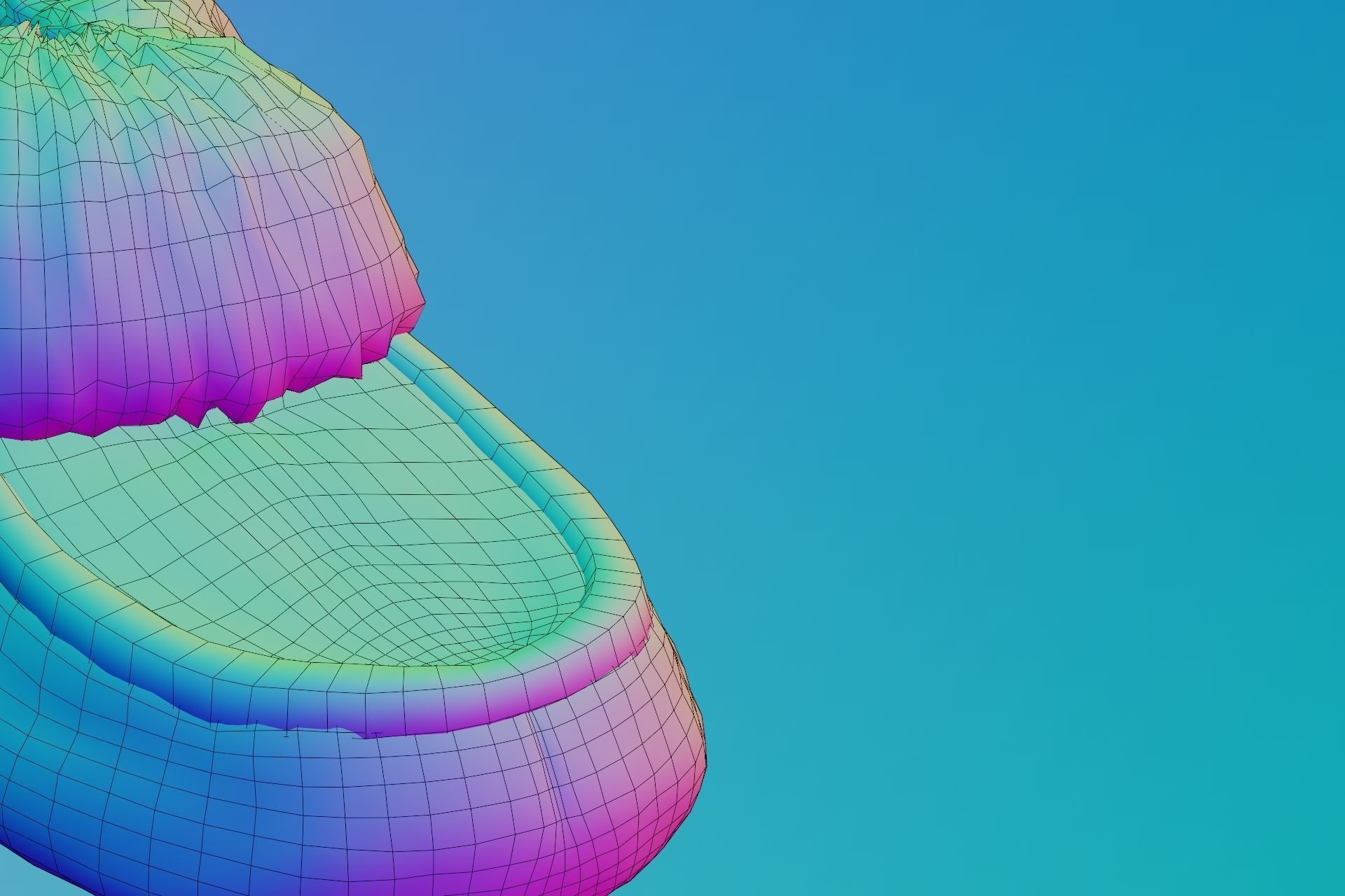 Bedroom slippers cozy 3D model_13