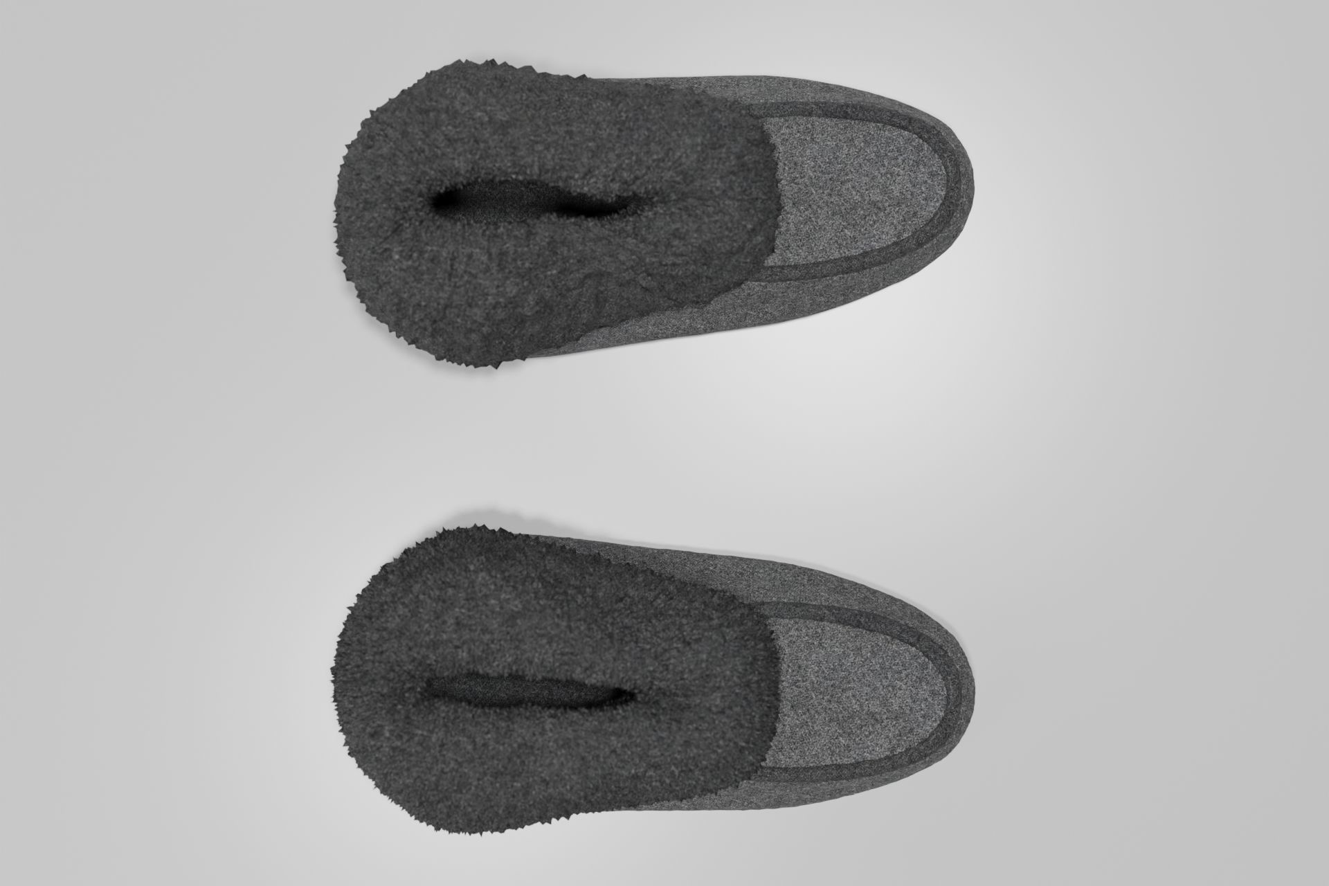 Bedroom slippers cozy 3D model_2