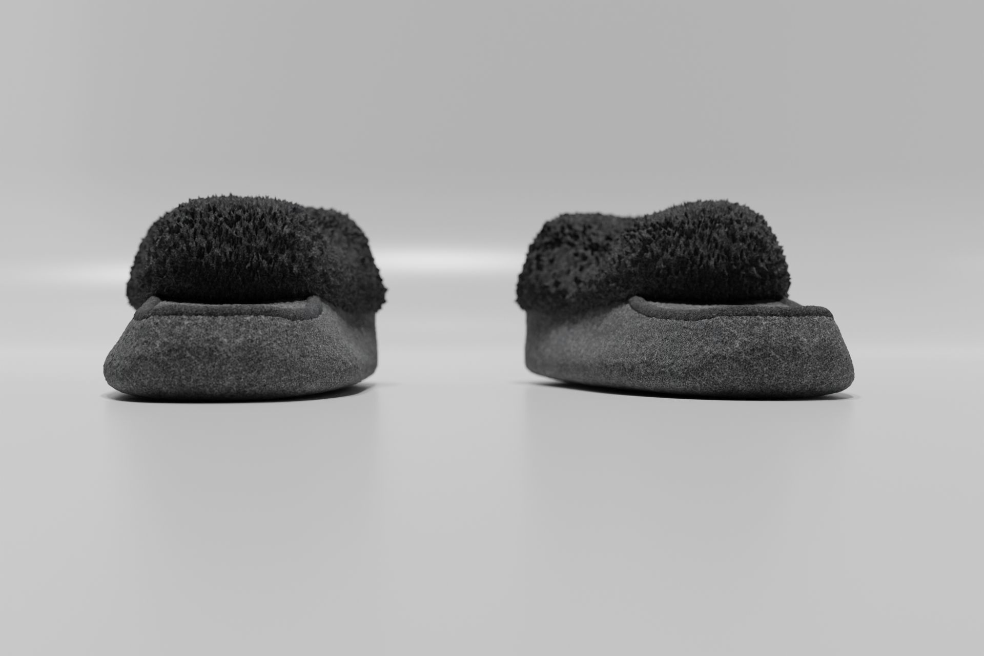 Bedroom slippers cozy 3D model_4