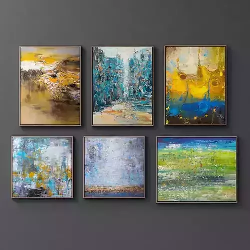 Collection of contemporary paintings John-Richard collection- 20