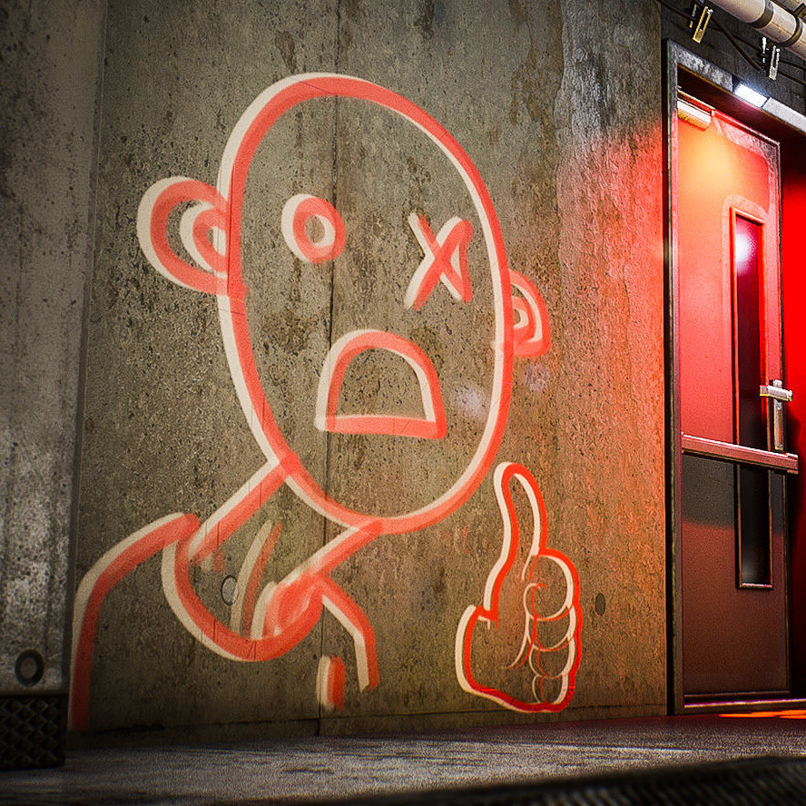 Parking Lot Environment Kit UE4 Low-poly 3D model_14