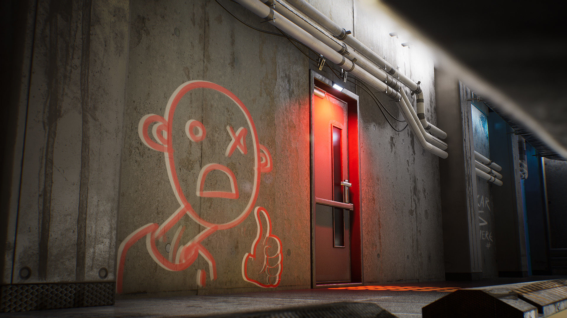 Parking Lot Environment Kit UE4 Low-poly 3D model_10