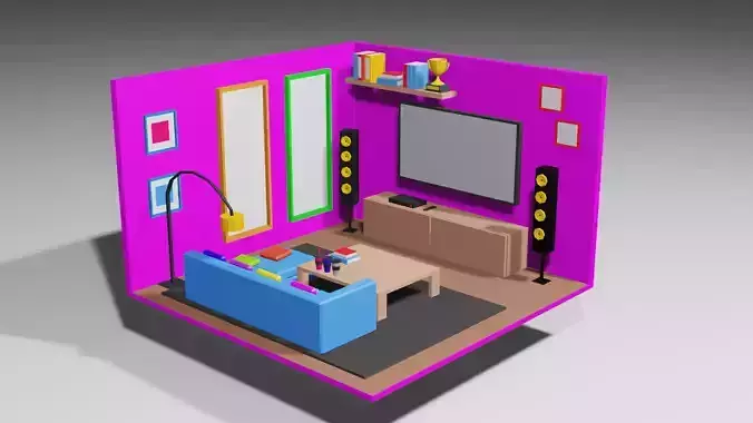 Isometric Interior 