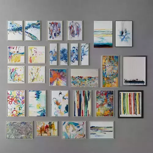 Collection of modern paintings horchow - 7