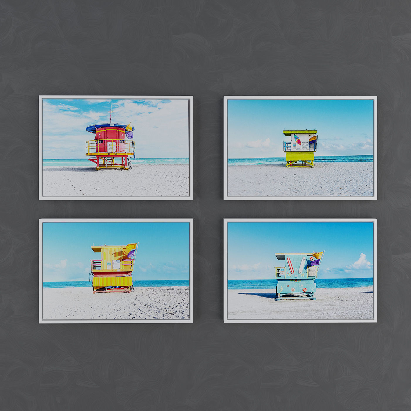 Collection of modern paintings horchow - 5 3D model_2