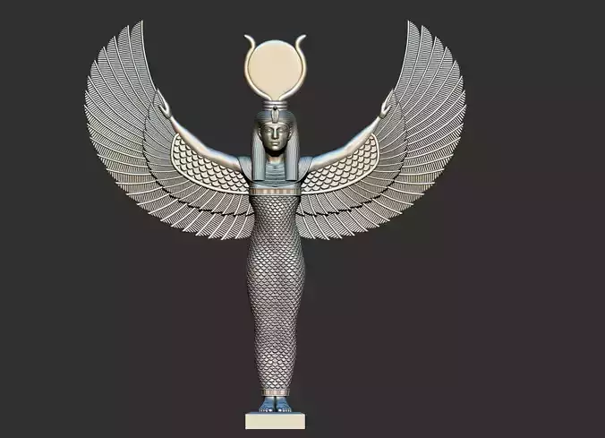 Egyptian Goddess Isis wings 3D Printable model 3D print model