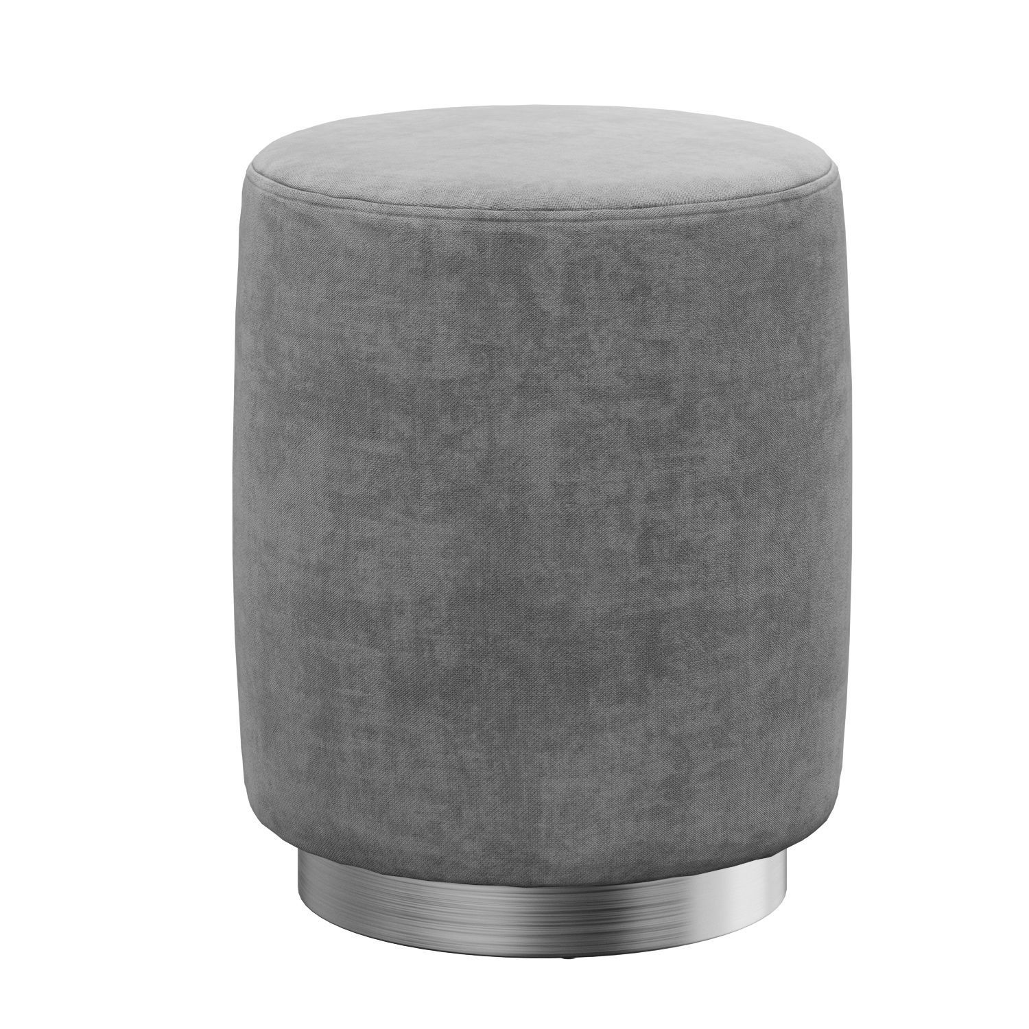 Opal gold and silver metall Ottoman 3D model_21