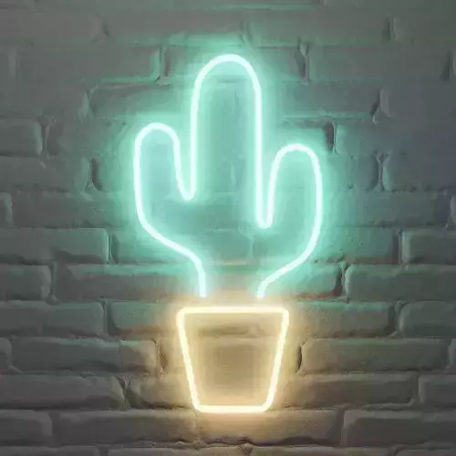 Cactus Neon Sign