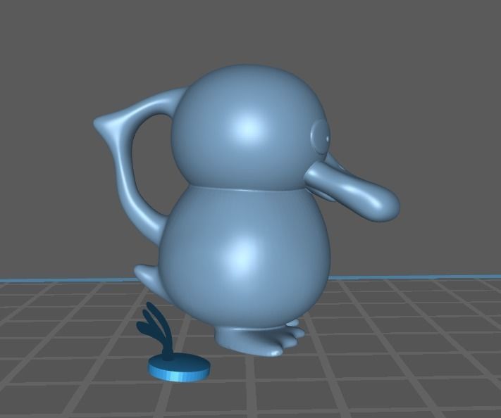 Psyduck water can psyduck tetera psyduck teapot 3D model CGTrader