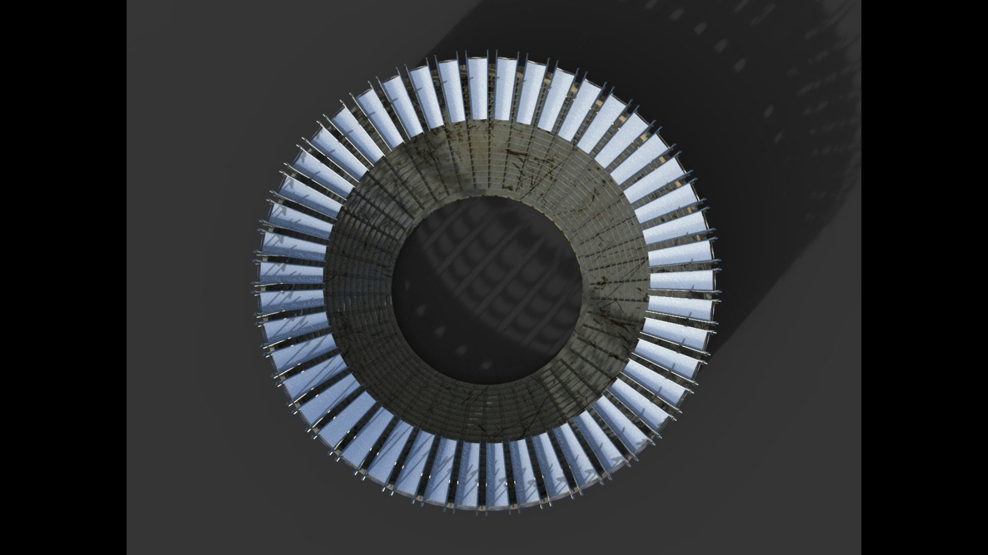 Gladiator Arena Low-poly 3D model_2