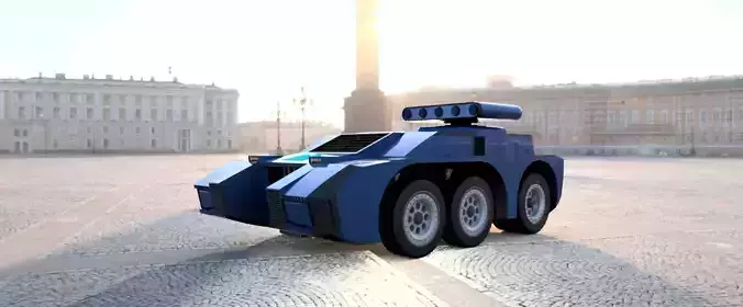 Special force vehicle 3D model
