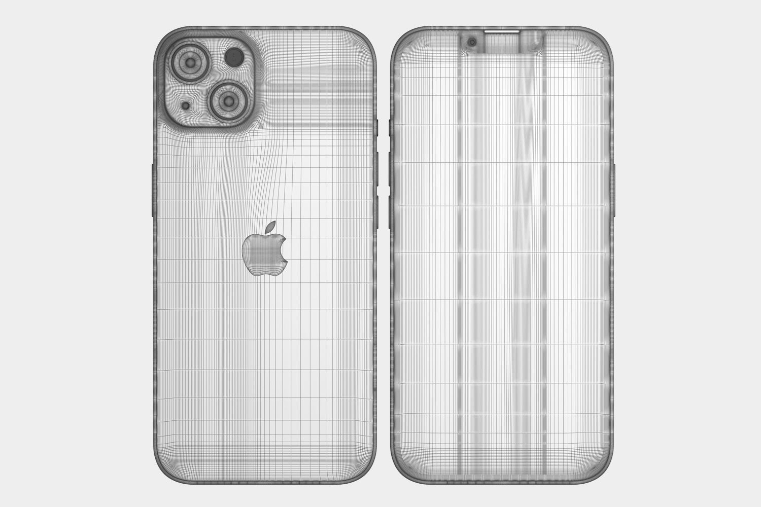 Apple iPhone 13 and 13 mini 3D model_11