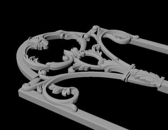 dekor ornament 3D model_1