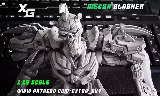 Mecha Slasher 1 over 10 Scale 3D Print