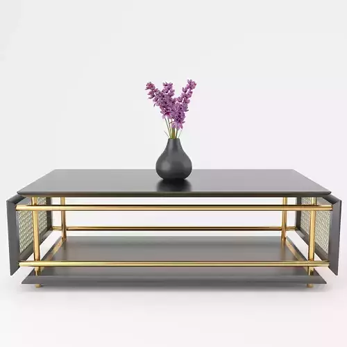 Table With Flower Pot