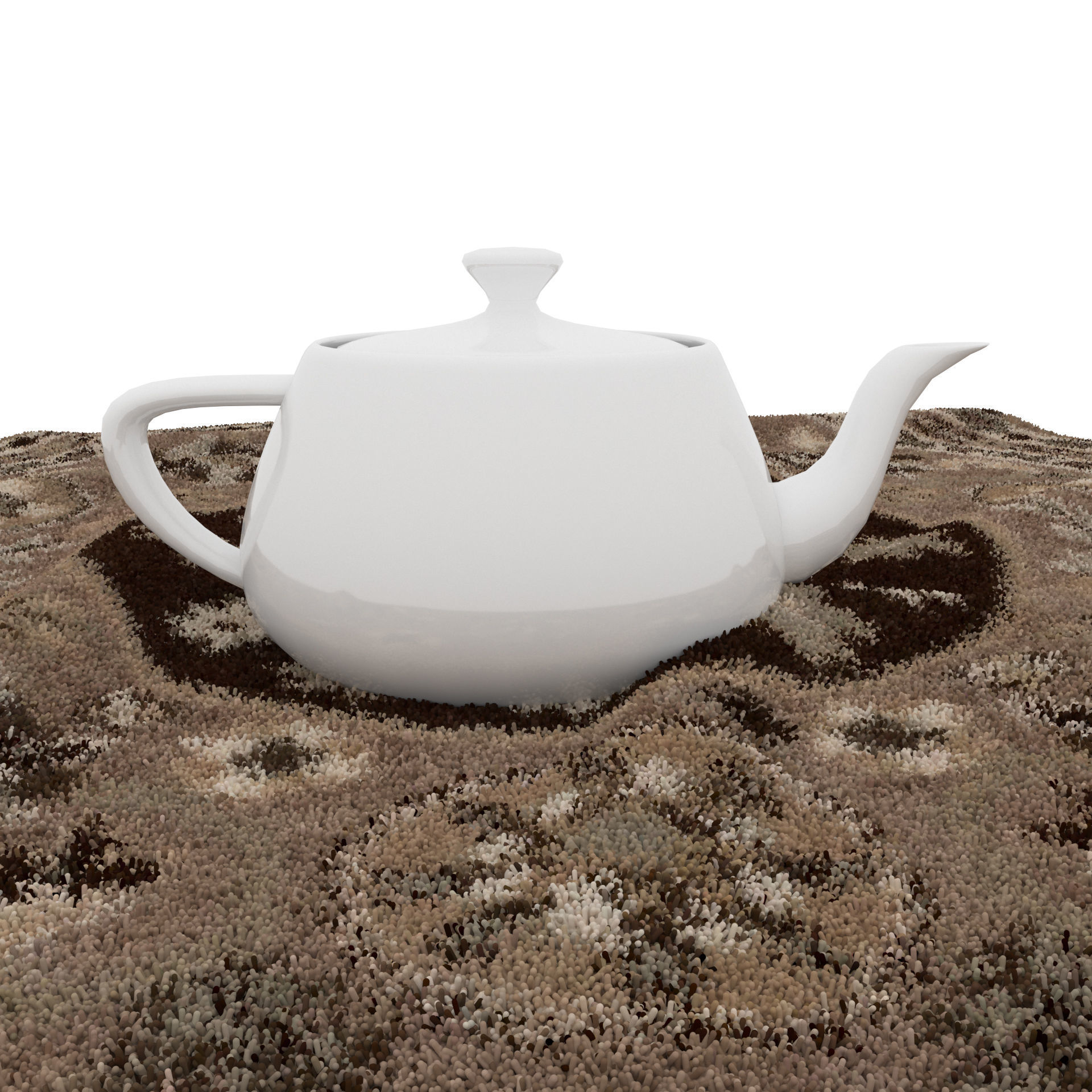 Rugs No 334 Low-poly 3D model_8