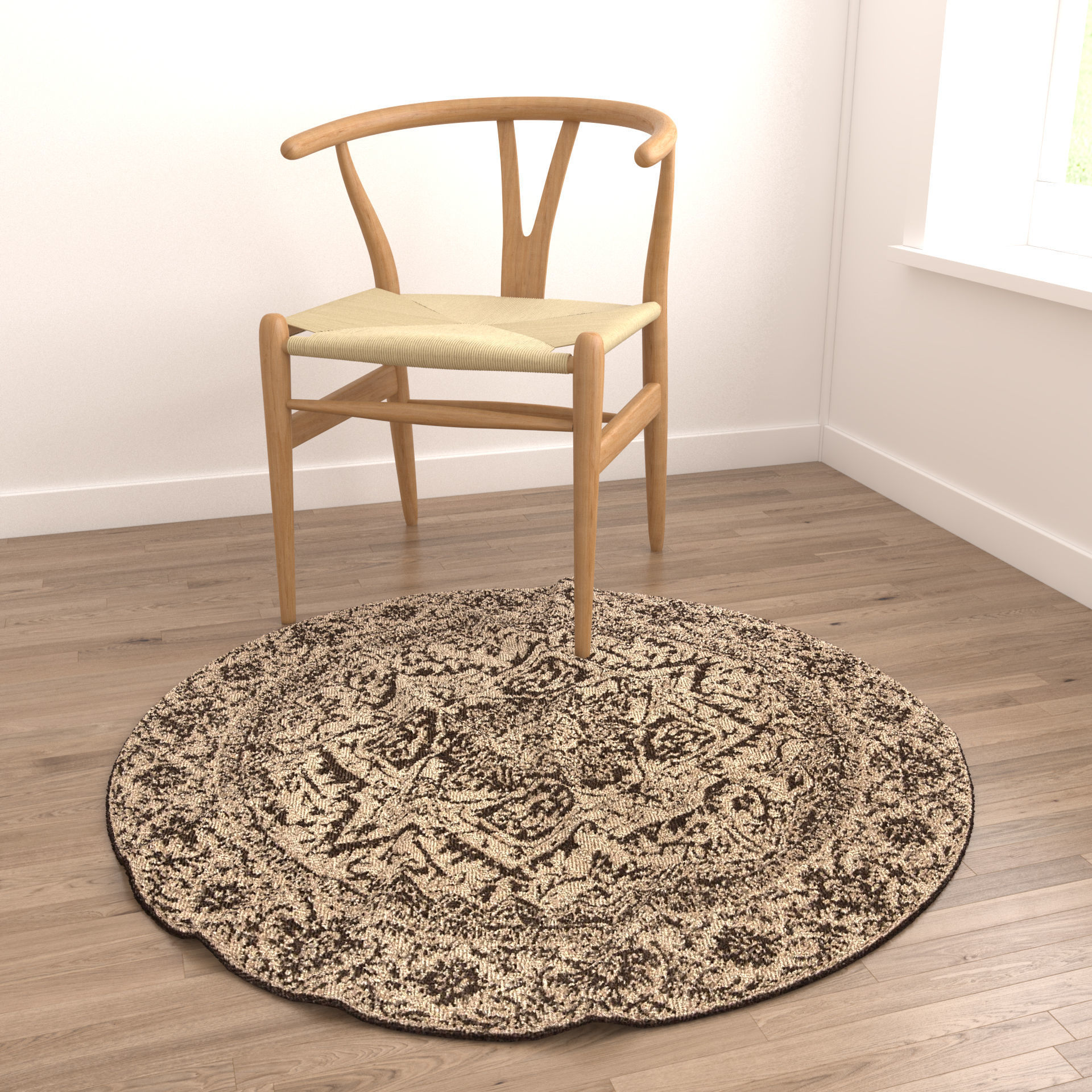 Rugs No 334 Low-poly 3D model_3
