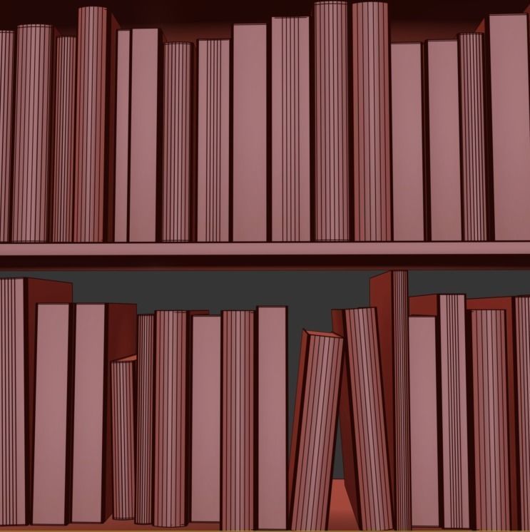 Bookes - Set  01 3D model_17