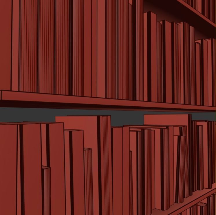 Bookes - Set  01 3D model_16