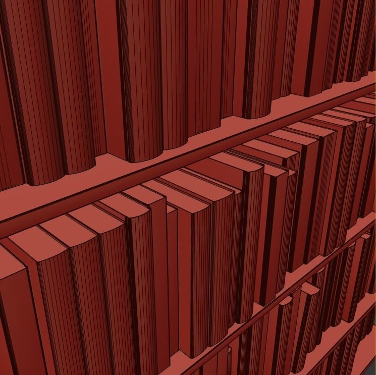 Bookes - Set  01 3D model_14