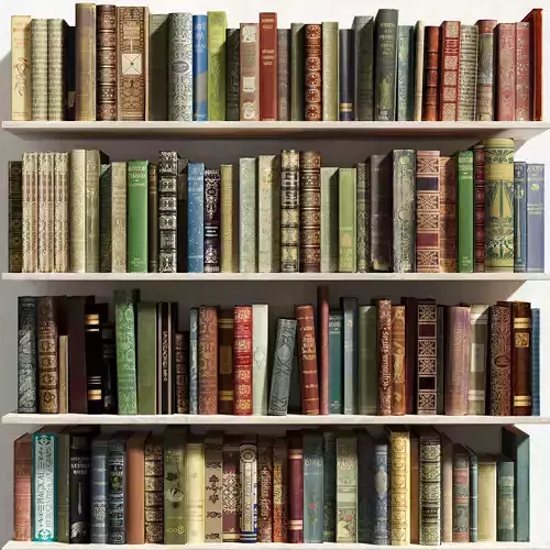 Bookes - Set  01 3D model