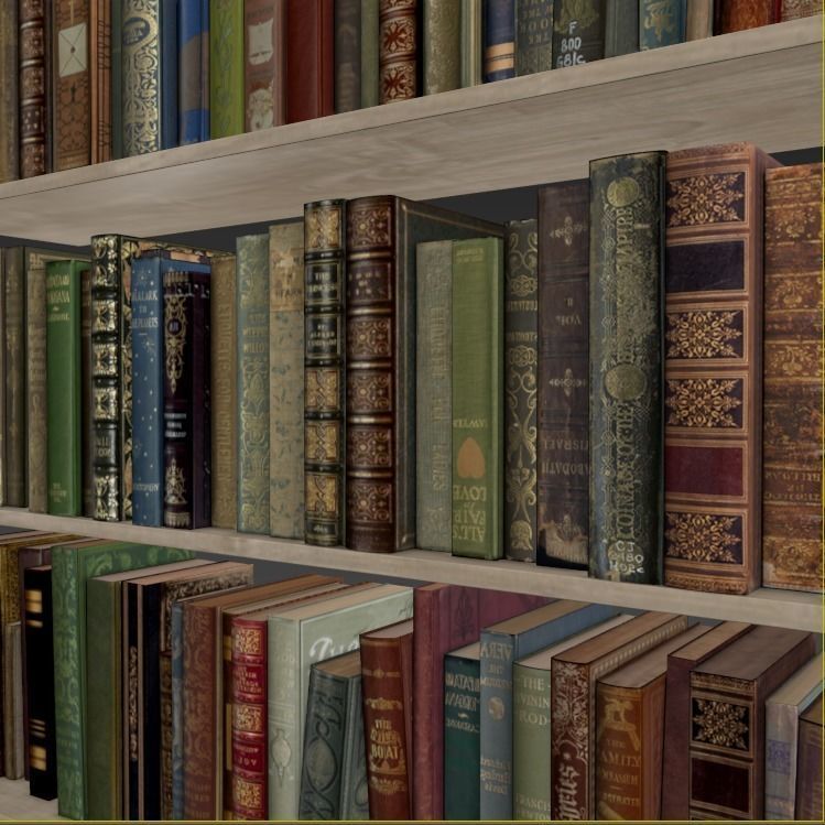 Bookes - Set  01 3D model_10
