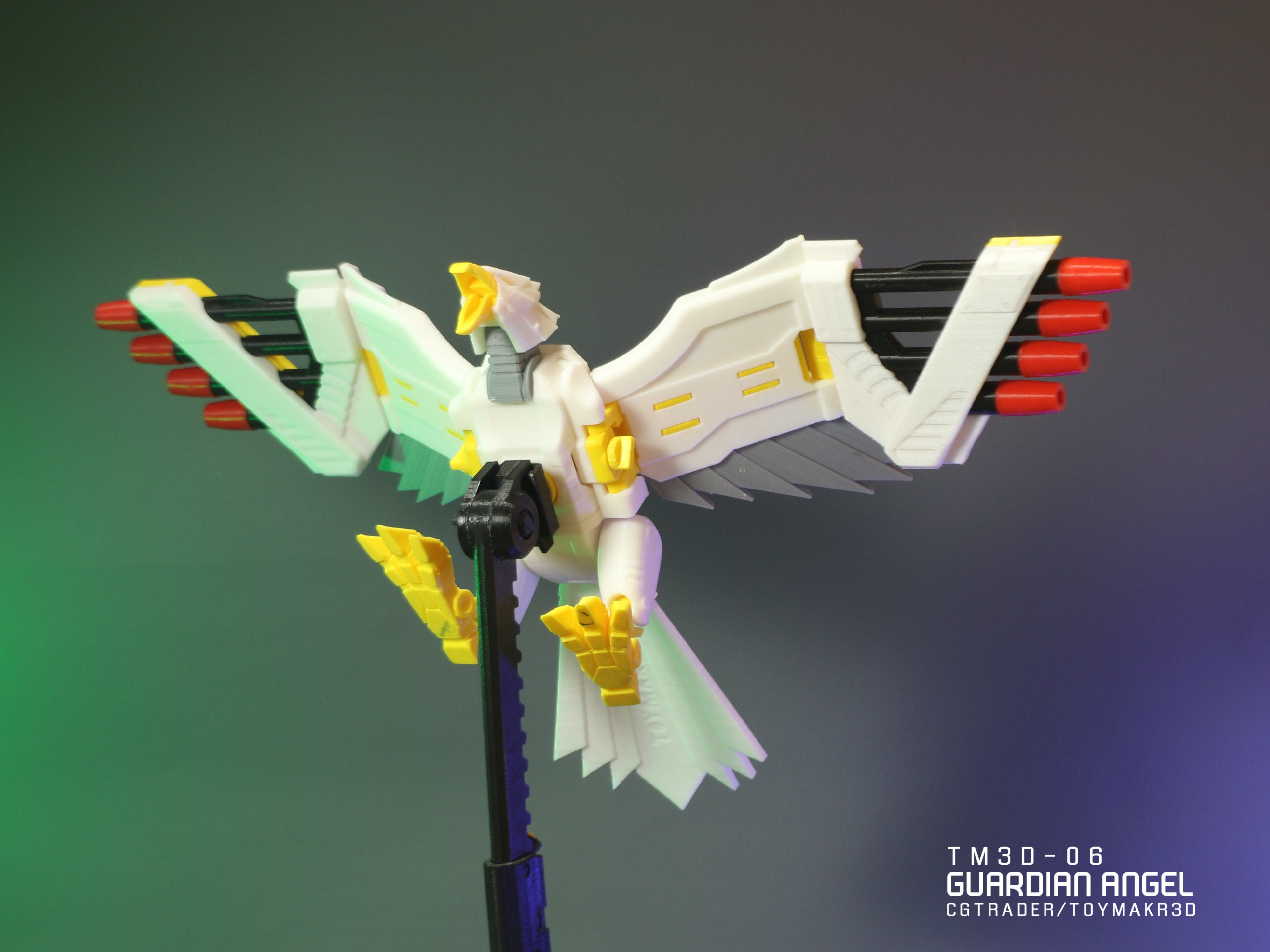 Guardian Angel 3D print model_9